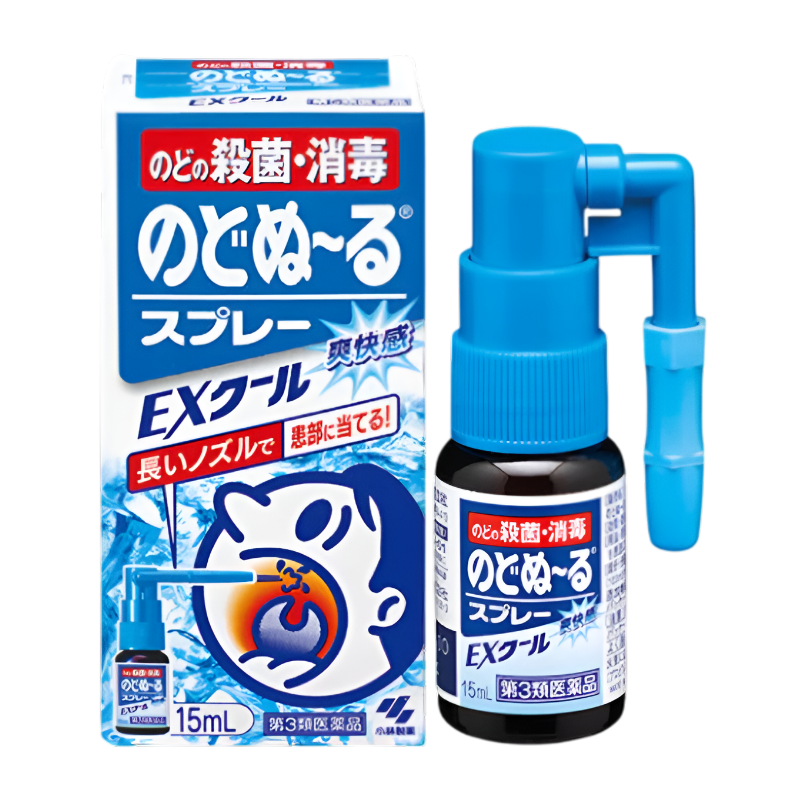 고바야시 노도누루 목 통증 스프레이 EX Cool 15ml 대표 이미지