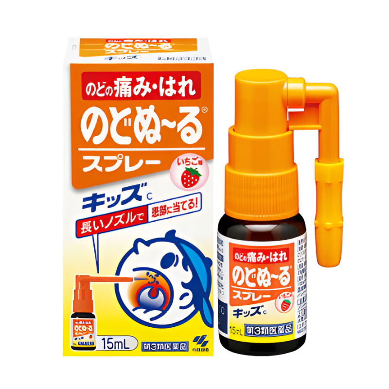 고바야시 노도누루 목 통증 스프레이 키즈C 15ml 대표 이미지